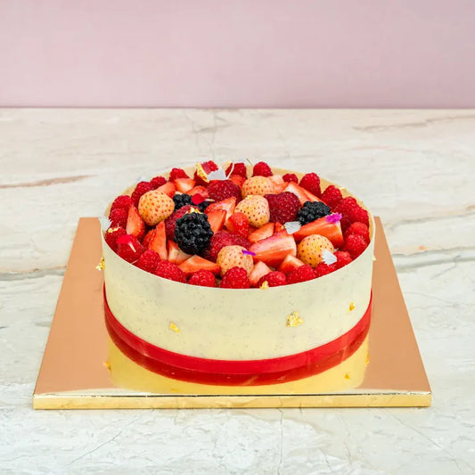 Fresh fruit cake